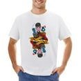 thumbnail image 1 of Playing Card Men’s T-Shirt 100% Cotton Casual Short Sleeve Tops Gift Tee White S, 1 of 2