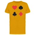 thumbnail image 1 of Playing Card Minimal Art Tee Men's -Image by Shutterstock, 1 of 2