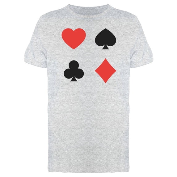 Playing Card Minimal Art Tee Men's -Image by Shutterstock