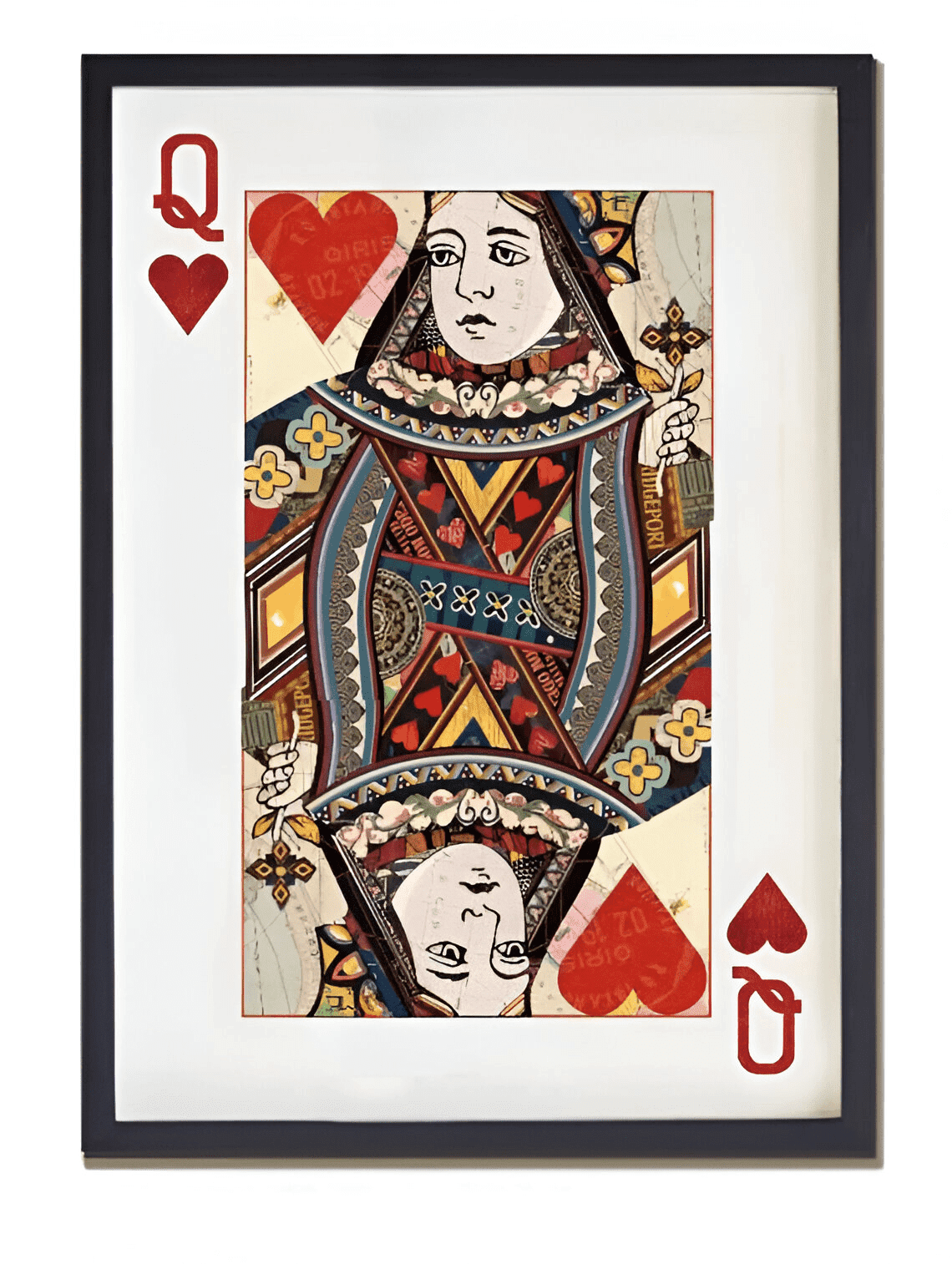 Playing Card Queen of Heart