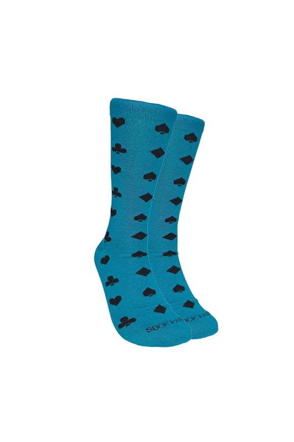 Playing Card Suit Socks from the Sock Panda (Adult Large)
