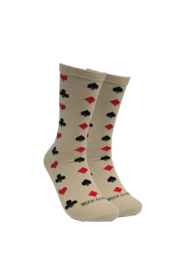 Playing Card Suit Socks from the Sock Panda (Adult Medium)