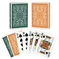 thumbnail image 1 of Neasyth Playing Cards, Deck of Cards, 2 Pack Poker Size, Standard Index (Green/Orange), 1 of 5
