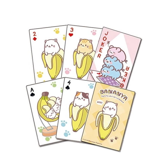 Playing Cards - Bananya - Bananya Group New Licensed ge51669