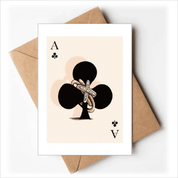 Playing Cards Club A Pattern Greeting Cards You are Invited Invitations