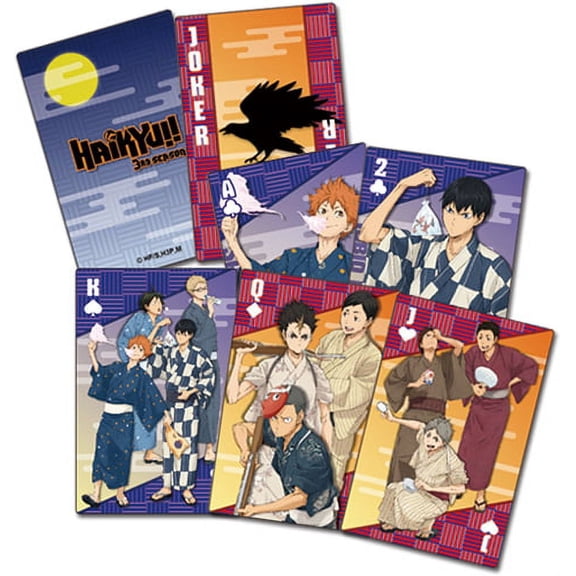 Playing Cards - Haikyu!! - Yukata Group New Licensed ge51691