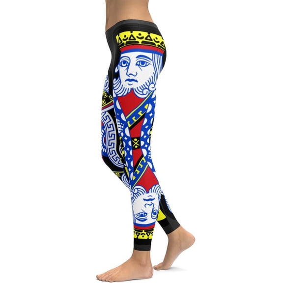 Playing Cards Leggings Size: L for Women | FIERCEPULSE