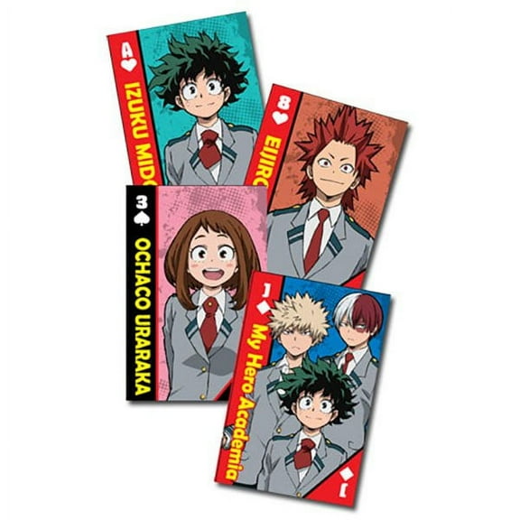 Playing Cards - My Hero Academia - School Uniforms Group New Licensed ge51647