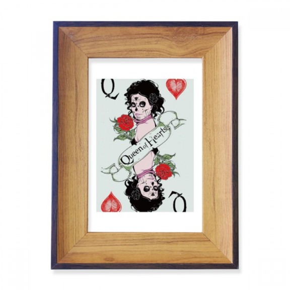 Playing Cards Q Illustration Pattern Photo Frame Exhibition Display Art Desktop Painting