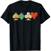 Playing Cards Spade, Heart, Diamond, Club,Casino Gift T-Shirt