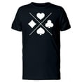 thumbnail image 1 of Playing Cards Symbol T-Shirt Men -Image by Shutterstock, Male x-Large, 1 of 4