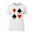 thumbnail image 1 of Playing Cards Symbols T-Shirt Men -Image by Shutterstock, Male x-Large, 1 of 4