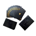 thumbnail image 1 of Playing Cards, Vibrant Black Geometric Poker Deck, High Saturation Waterproof Interface, Professional Interaction Model for Modern Desktop Gaming, 1 of 4