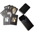 thumbnail image 1 of Playing Cards, Vibrant Black Geometric Poker Deck, High Saturation Waterproof Interface, Professional Interaction Model for Modern Desktop Gaming, 1 of 3