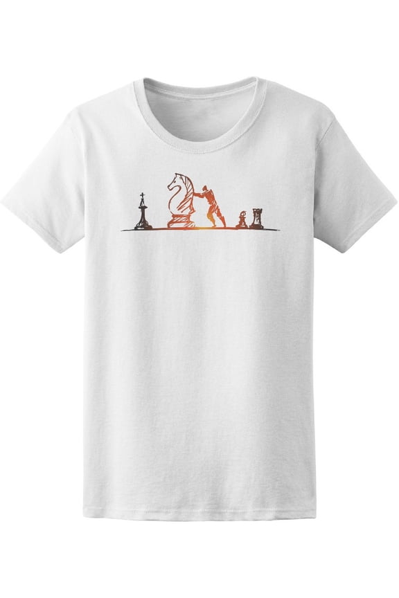 Playing Chess  T-Shirt Men -Image by Shutterstock, Male Small