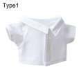 thumbnail image 1 of Playing House Cotton Stuffed Change Dressing Game Solid Color Blouse Idol Doll Clothes 20CM Doll Shirt Stripes Lattice TYPE 1, 1 of 8