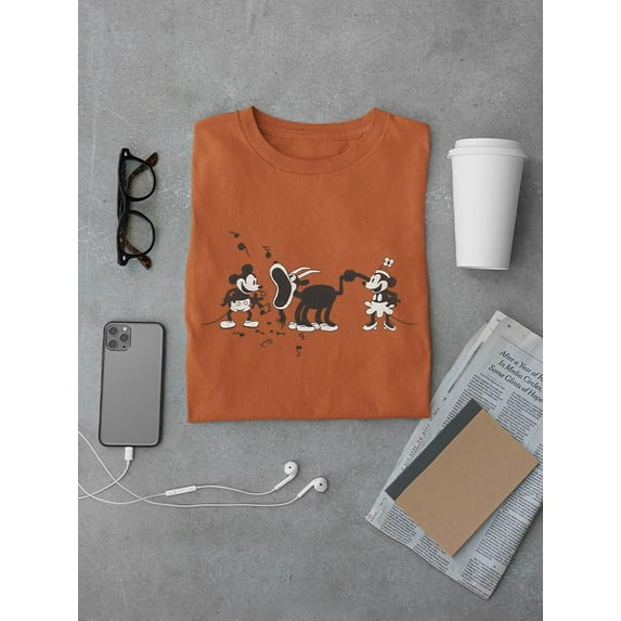 Playing Music Vintage Cartoon T-shirt Color Men's -SmartPrintsInk Designs