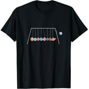 Playing Planets Newton Cradle T-Shirt