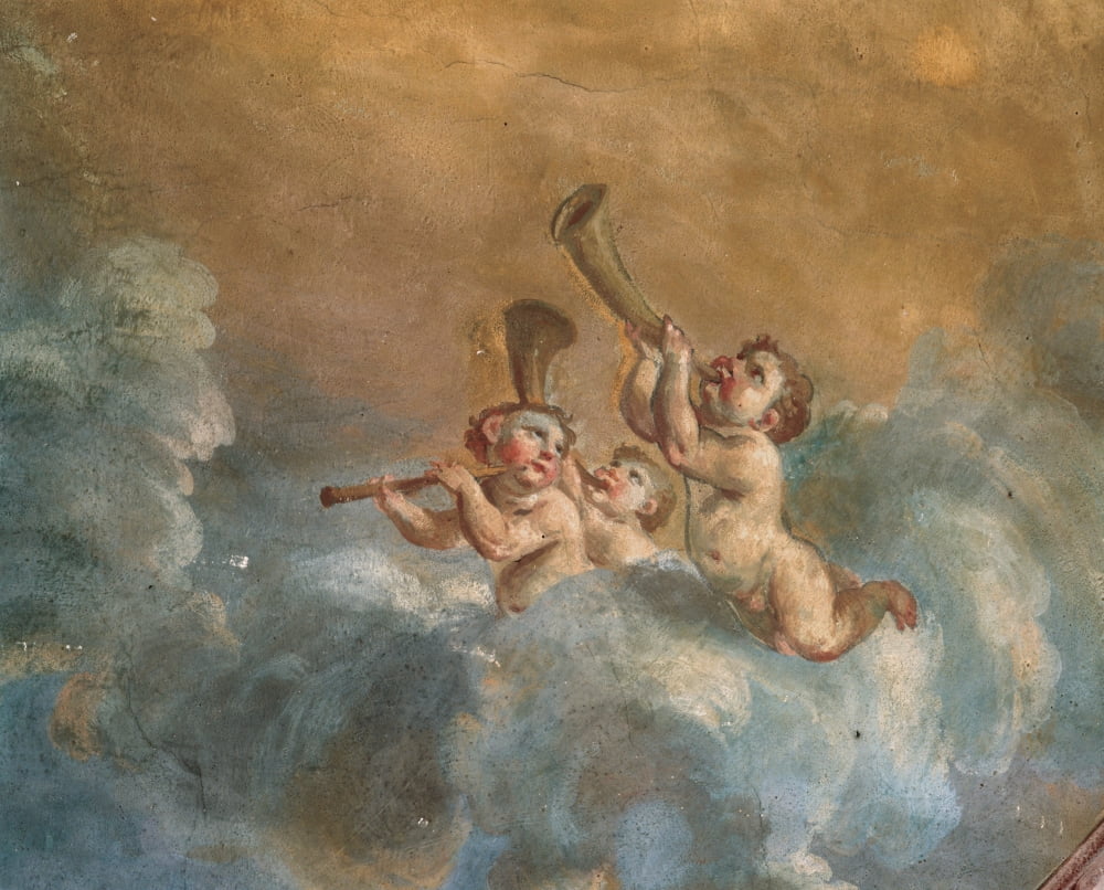 Playing Putti (Putti Musicanti) Canvas Art - (36 x 24)