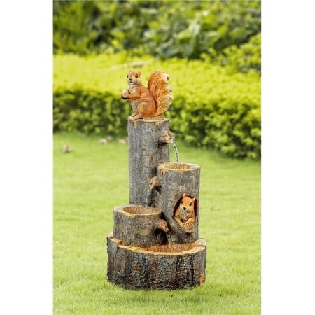Playing Squirrels Water Fountain