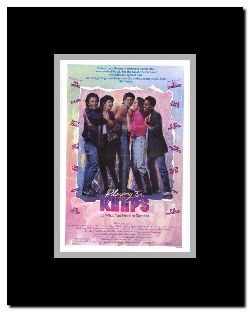 Playing for Keeps Framed Movie Poster