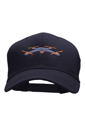 Playing with Drone Embroidered Six Panels Pro Style Cap - Navy OSFM