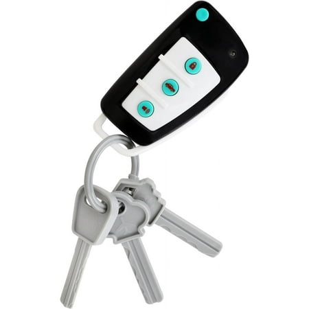 Playkidiz Toy Car Keys - Real Looking Play Toddler Remote Car Key - Interactive Kids Baby Keys with Lights and Sound Effetcs - Pretend Toy Keys for Boys Girls Age 3+