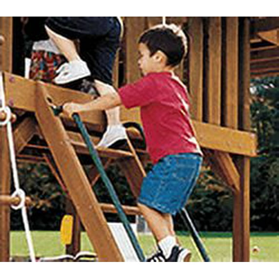 Playkids Safety Grip Swing Set Handle Bars (Two Handles) - 30 inches and Colored Green for Swing Set and Playground