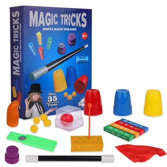Playkidz 6 Years & Up 35 Tricks Magician Pretend Play Set Magic Tricks