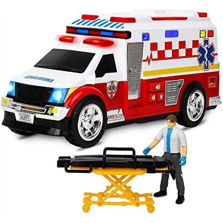 Playkidz Ambulance Toy Truck Play Learn Toddler Toy Car with Lights Sounds 15