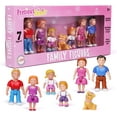 thumbnail image 1 of Playkidz Family People Mini Toy Figures Doll Playsets, 7 Pieces, 1 of 7
