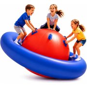 Playland Inflatable Dome Rocker for Kids Ages 5+ | Large 89 Balance Dome Rocker Bouncer with 8 Handles | Fits 3 Children, Heavy-Duty Outdoor Play Equipment for Backyard, 250 Lbs Capacity