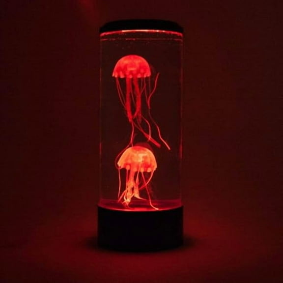 Playlearn 15" Jellyfish Lamp - LED Color Changing Mood Light - Sensory Lamp - Jellyfish Night Light