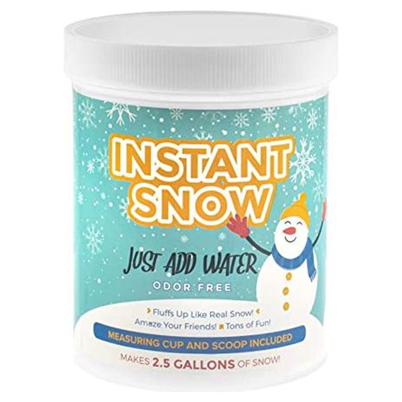 Playlearn Instant Snow Powder Fake Snow for Crafts and Slime Sensory Toys