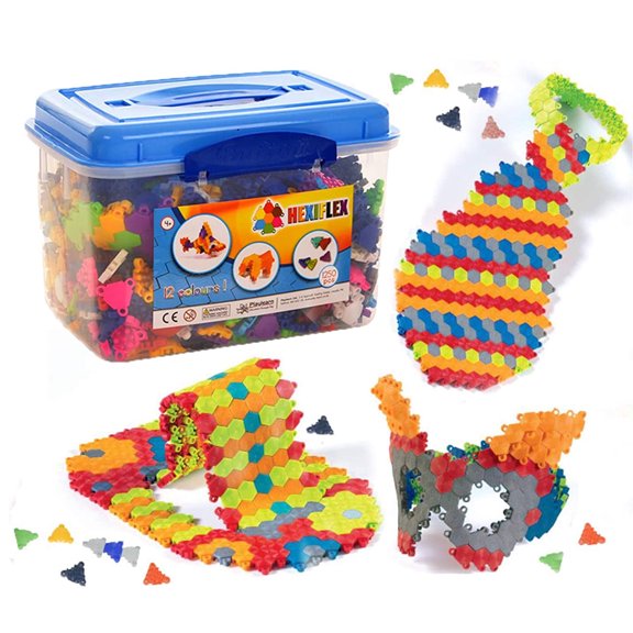 Playlearn Tangram Puzzle Building Blocks for Kids STEM Toy for All Ages Learning Educational 1250 Pieces