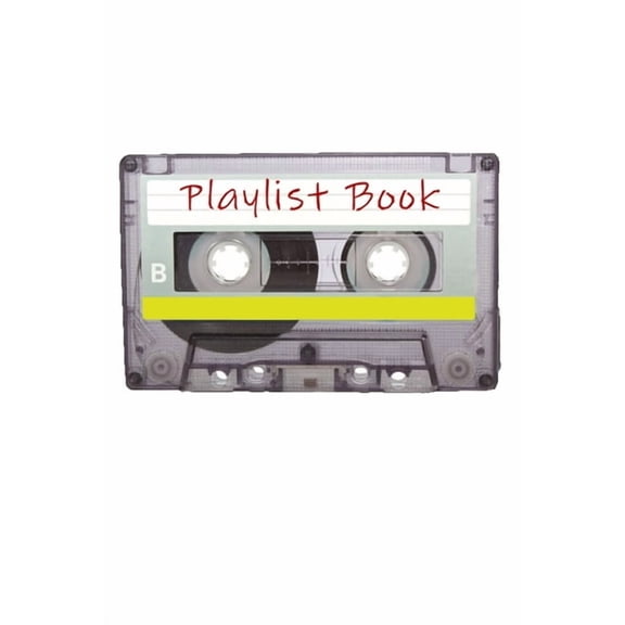 Playlist Book: Mixtape Song List Book for DJs, Musicians, and Music Lovers (White) (Paperback)