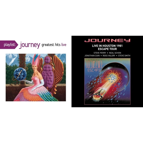 Playlist: Journey Greatest Hits Live & Live In Houston 1981: The Escape Tour [CD Bundle]