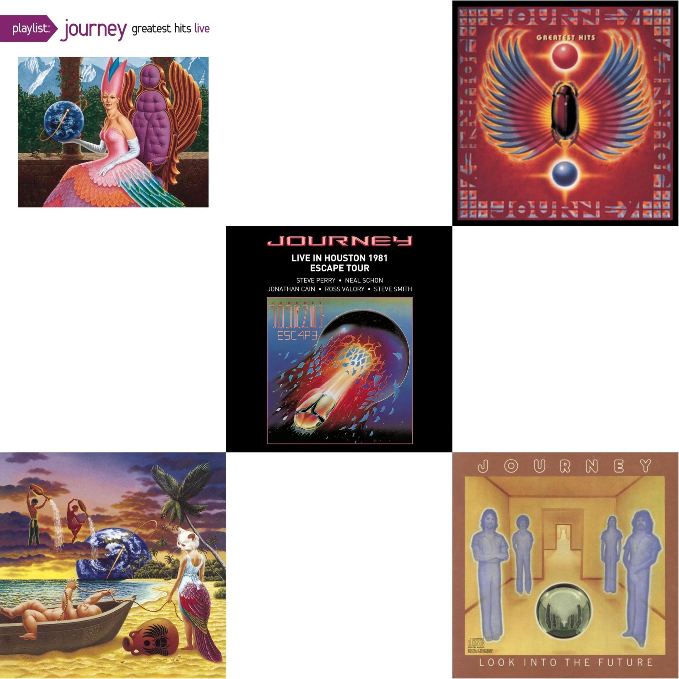 Playlist: Journey Greatest Hits Live & Trial By Fire & Live In Houston ...