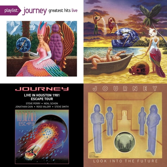 Look Into The Future & Trial By Fire & Playlist: Journey Greatest Hits Live & Live In Houston 1981: The Escape Tour [CD Bundle]