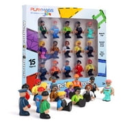 Playmags Magnetic Community Figure, 15 Piece Pack
