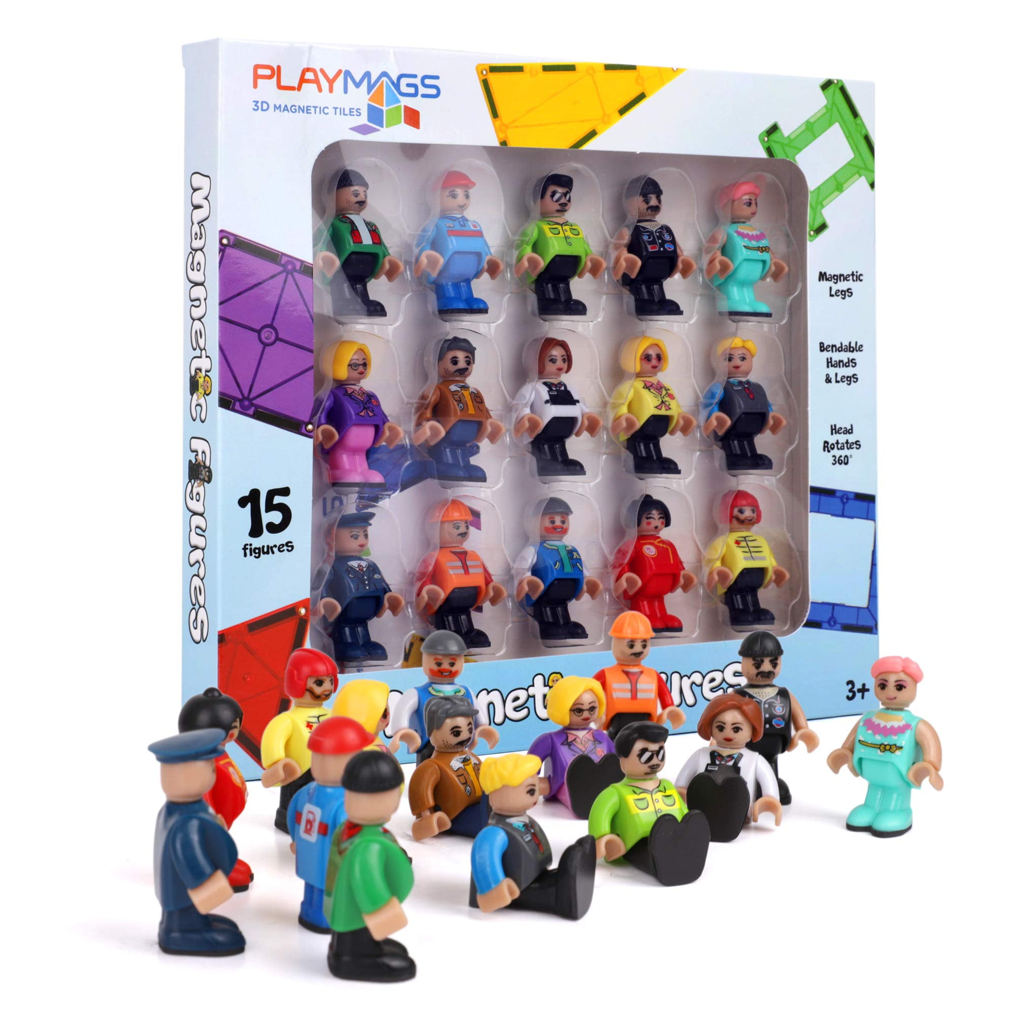 Playmags 150 Piece Set 2 Piece Car Set