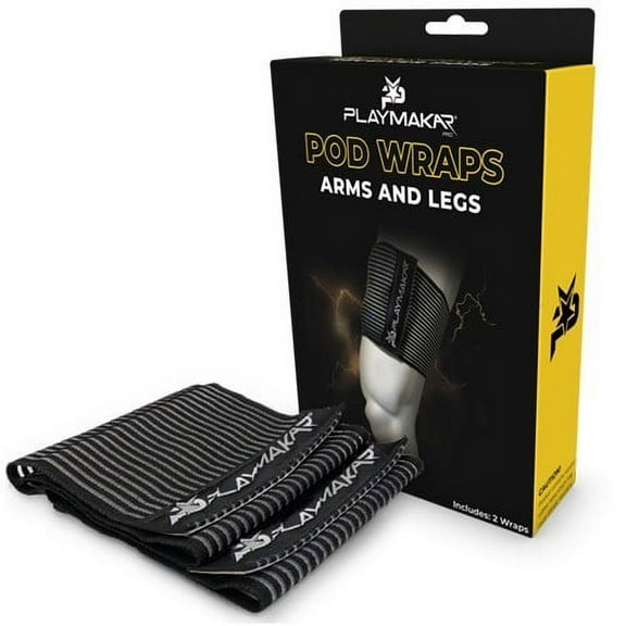Playmakar Golf Pro Pod Wraps Arm & Legs Black Fitness