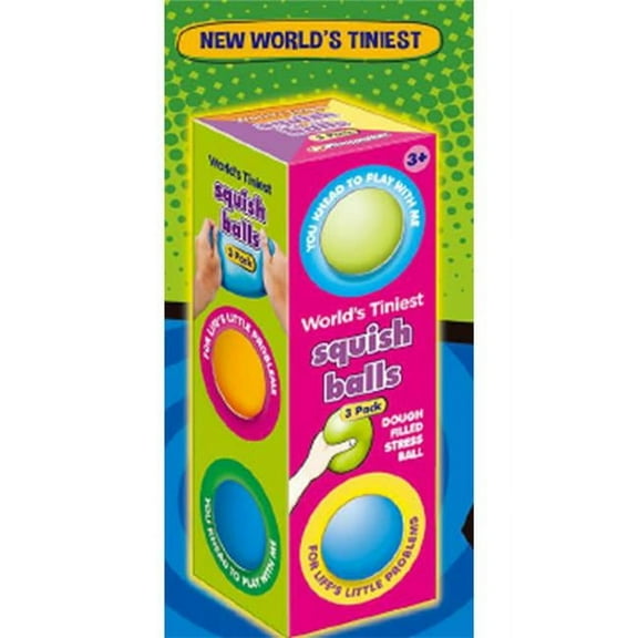 Master Toys & Novelties 9966425 Squish Balls, Pack of 3