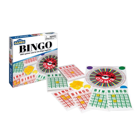 Playmaker Toys 6049506 Classic Games Bingo Toy, Multi Color- Pack of 12