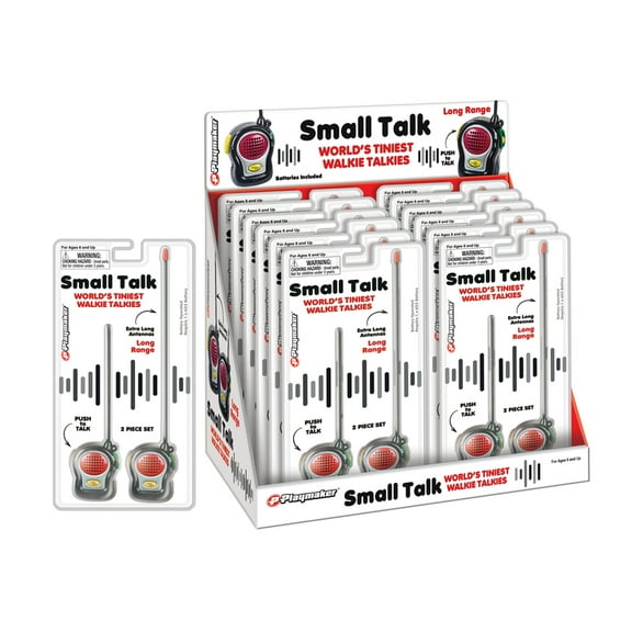 03-WT11 - WALKIE TALKIE MINI 2 X A23 BATTERY-NOT INCLUDED
