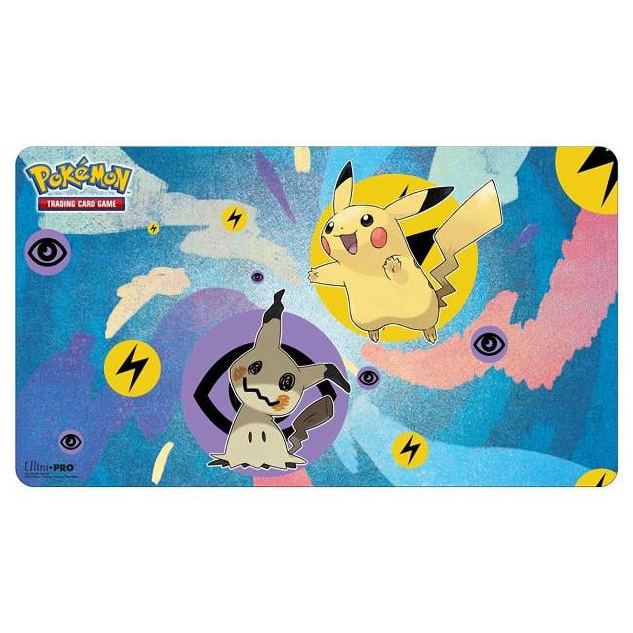 Playmat Pokemon Pikachu & Mimikyu Card Game