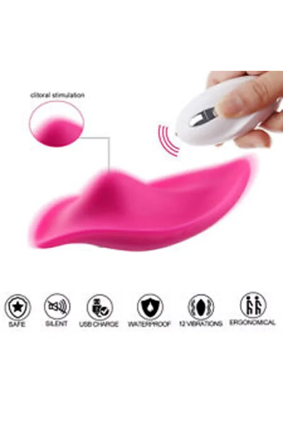 Wireless Remote Control Vibrating Panty Vibrator for Women Couples, Purple