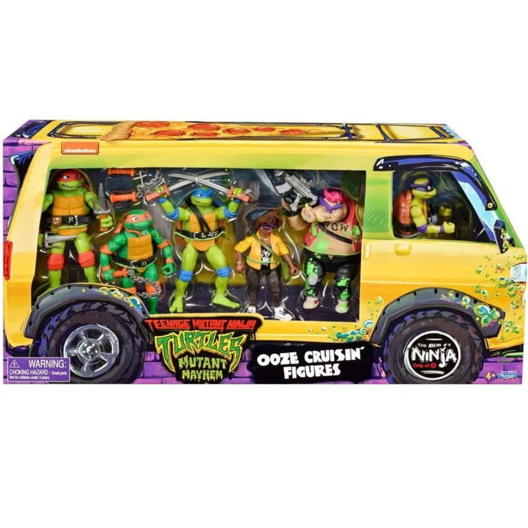 Playmates Teenage Mutant Ninja Turtles Action Figures Pack, 4-12