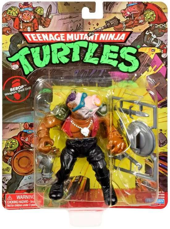 Playmates Teenage Mutant Ninja Turtles Retro Rotocast Wave Bebop