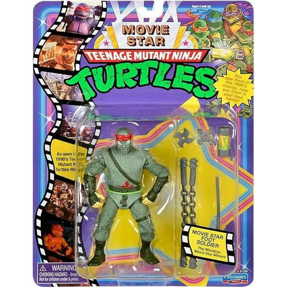 Playmates Move Star Villains Adult Foot Soldier Action Figure